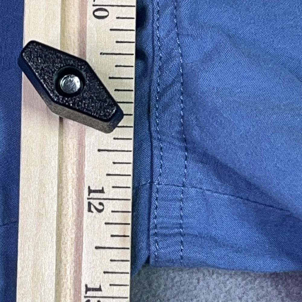 J.Crew Lizzie Pant 31T Tall Blue Wide Leg Cotton Linen Patch Pocket BW804 NEW - Picture 11 of 13
